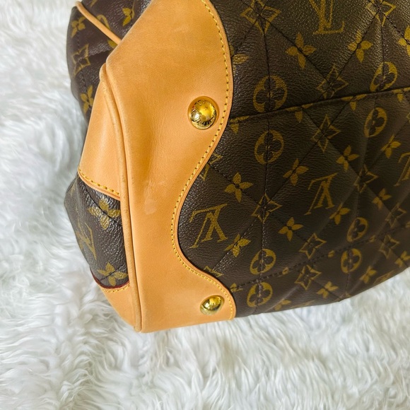 Louis Vuitton Brown and Tan Quilted Shoulder Bag - Picture 6 of 15